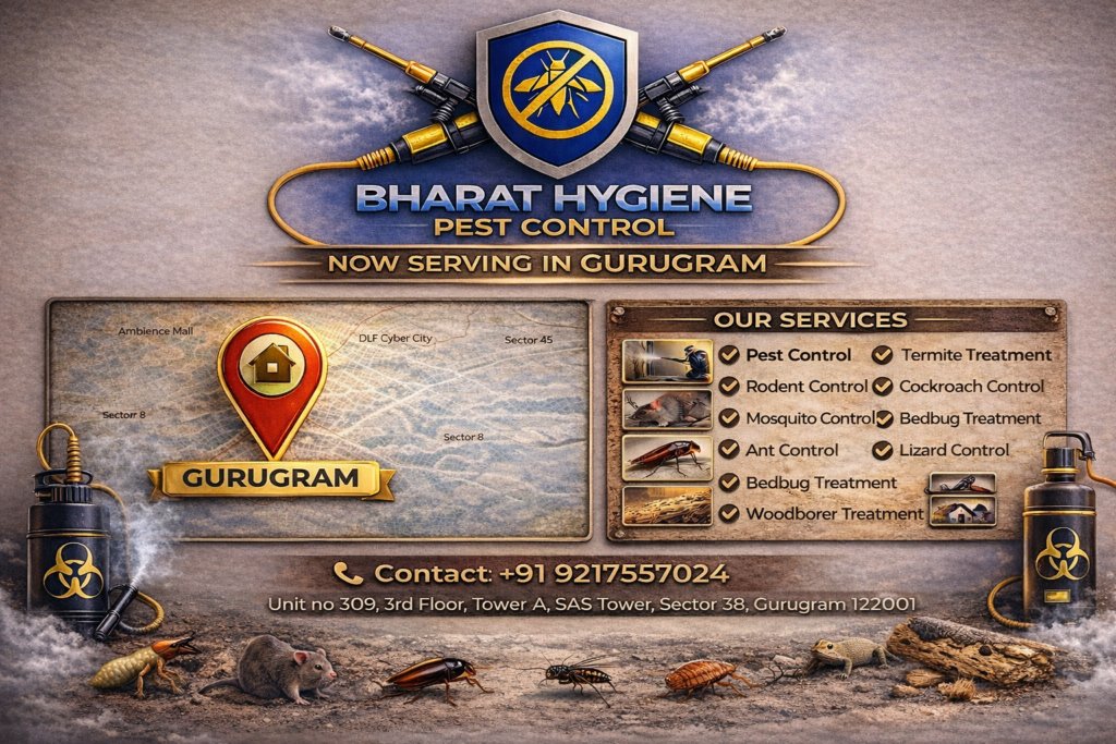 Pest Control in Gurugram by Bharat Hygiene